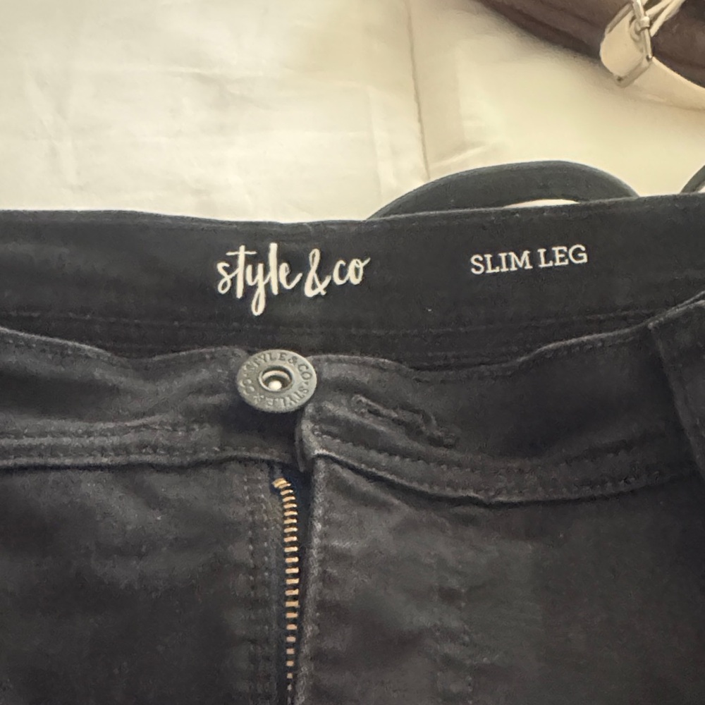 Style & Co. Women's Dark Slim Leg Jeans